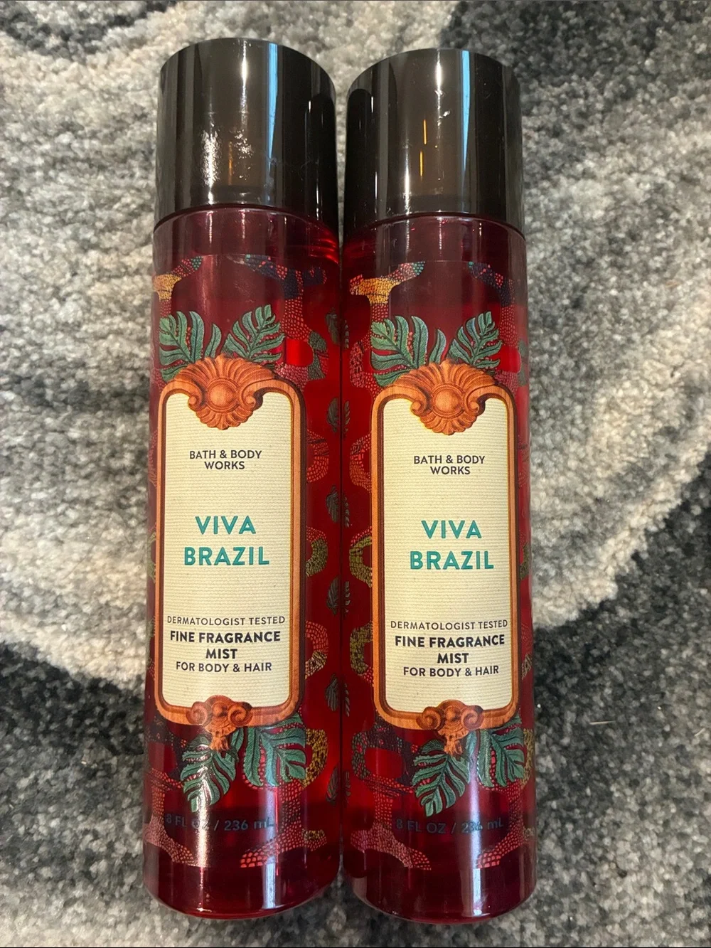 Bath & Body Works Viva Brazil Fine Fragrance Mist Set Guava Maracuja Coconut NWT
